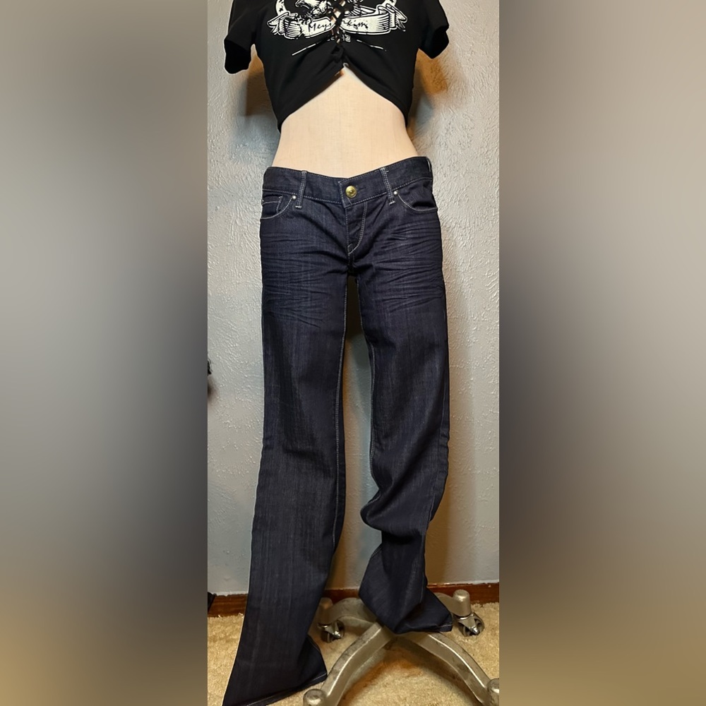 Express Barely Boot Jeans, Like New
